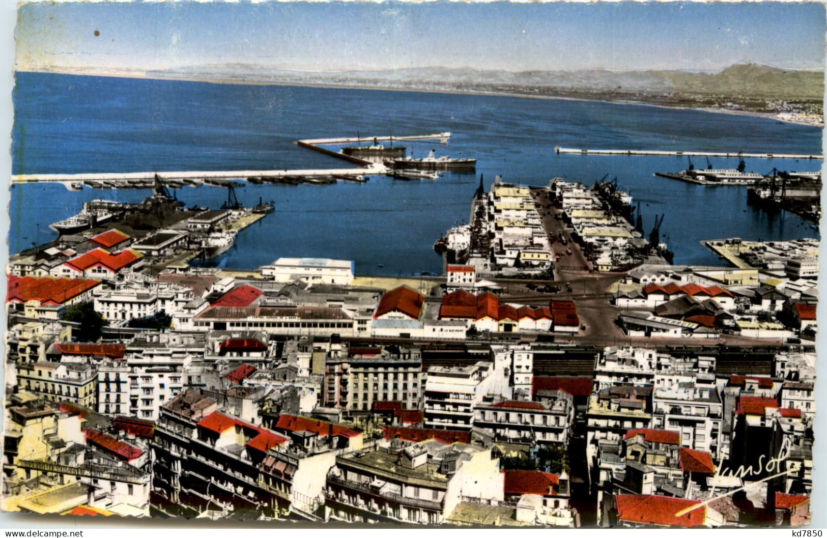 Alger, Vue Generale Sur Le Port - Algeri