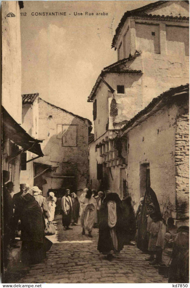 Constantine, Une Rue Arabe - Constantine