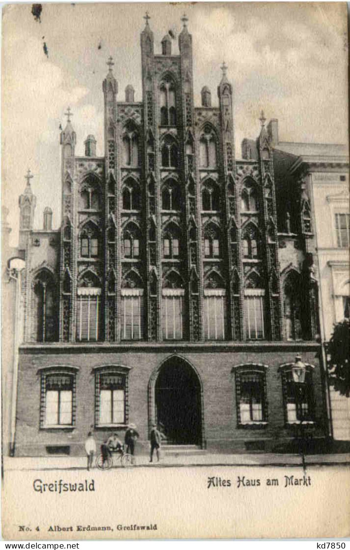 Greifswald, Altes Haus Am Markt - Greifswald