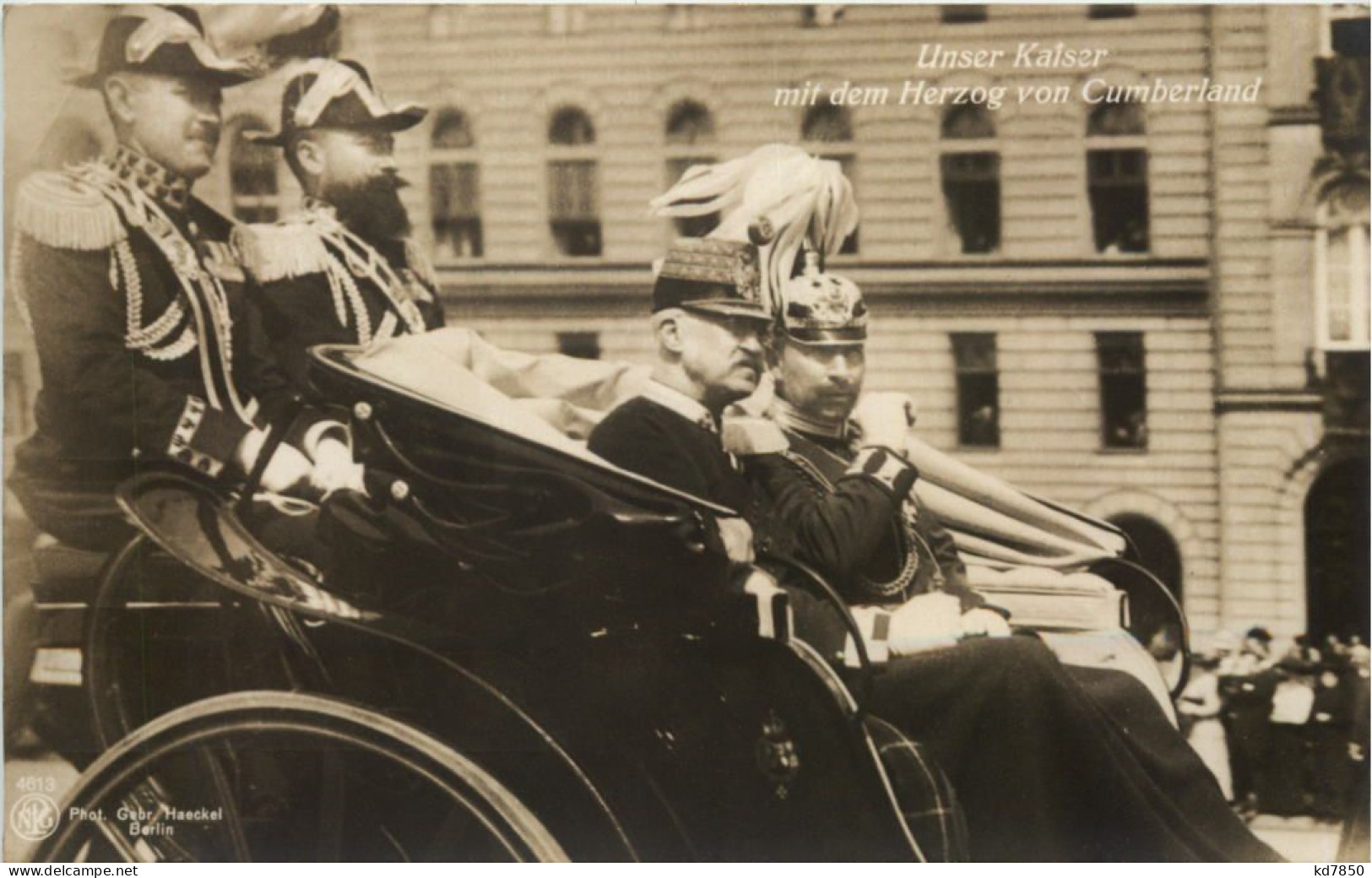 Unser Kaiser Mit Dem Herzog Von Cumberland - Royal Families