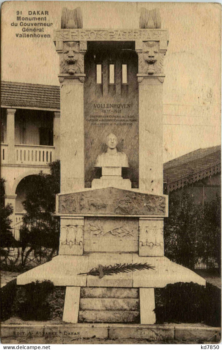 Senegal - Dakar - Monument Du Gouvereur - Senegal