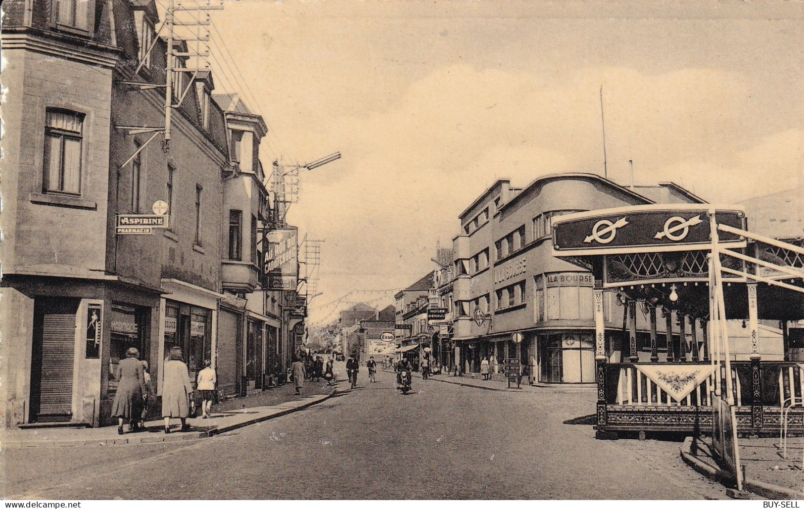 BELGIQUE - RARE - ATHUS - La Grande Rue - - Aubange