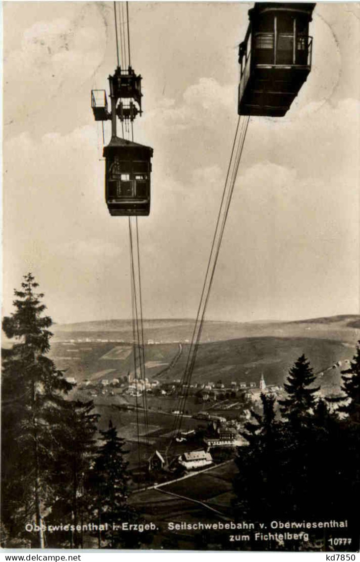 Oberwiesenthal, Seilschwebebahn Zum Fichtelberg - Oberwiesenthal