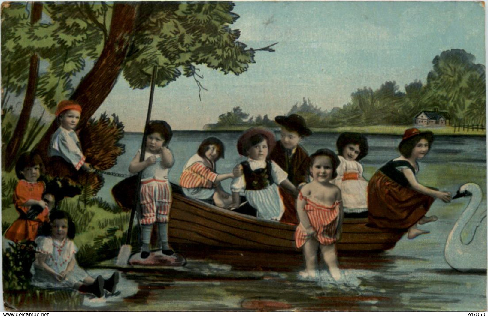 Kinder Im Boot - Sonstige & Ohne Zuordnung