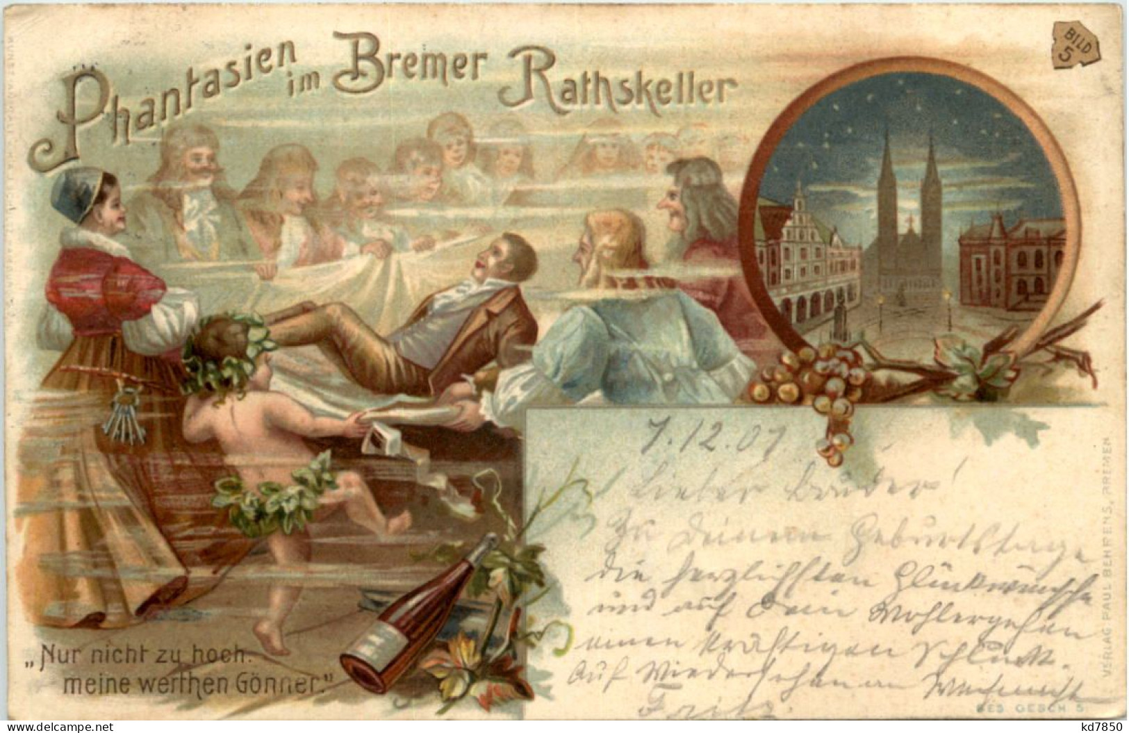 Bremen Rathskeller - Litho - Bremen