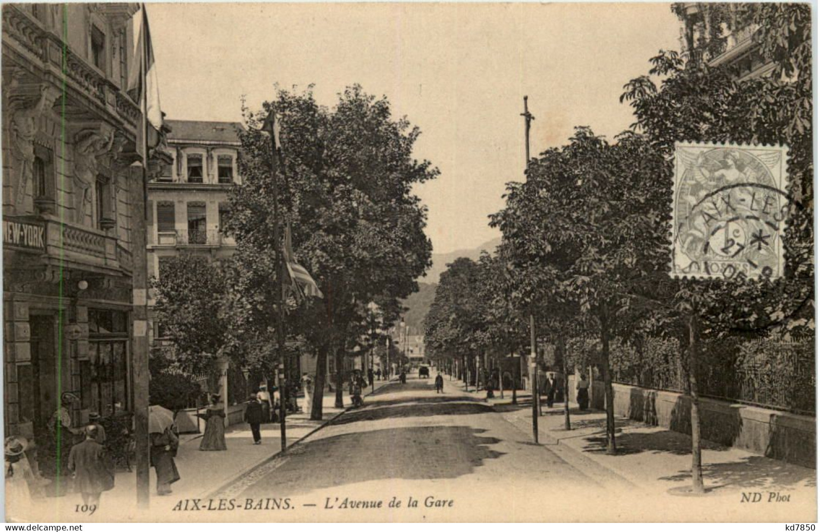 Aix Les Bains - L Avenue De La Gare - Aix Les Bains