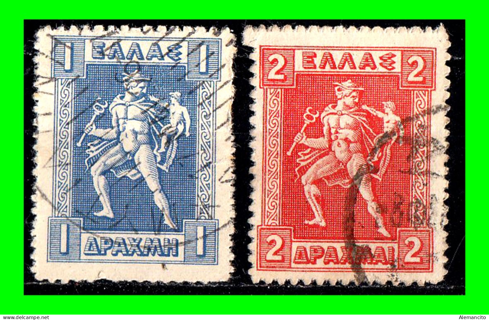 GRECIA - ( EUROPA )  SELLOS DE DIFERENTES AÑOS Y VALORES - Collections