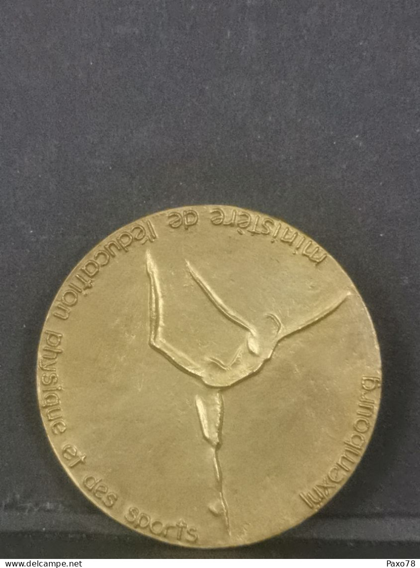 Luxembourg Médaille, Ministère De L'éducation Physique Et Sports, Champion 1983. Natation - Other & Unclassified