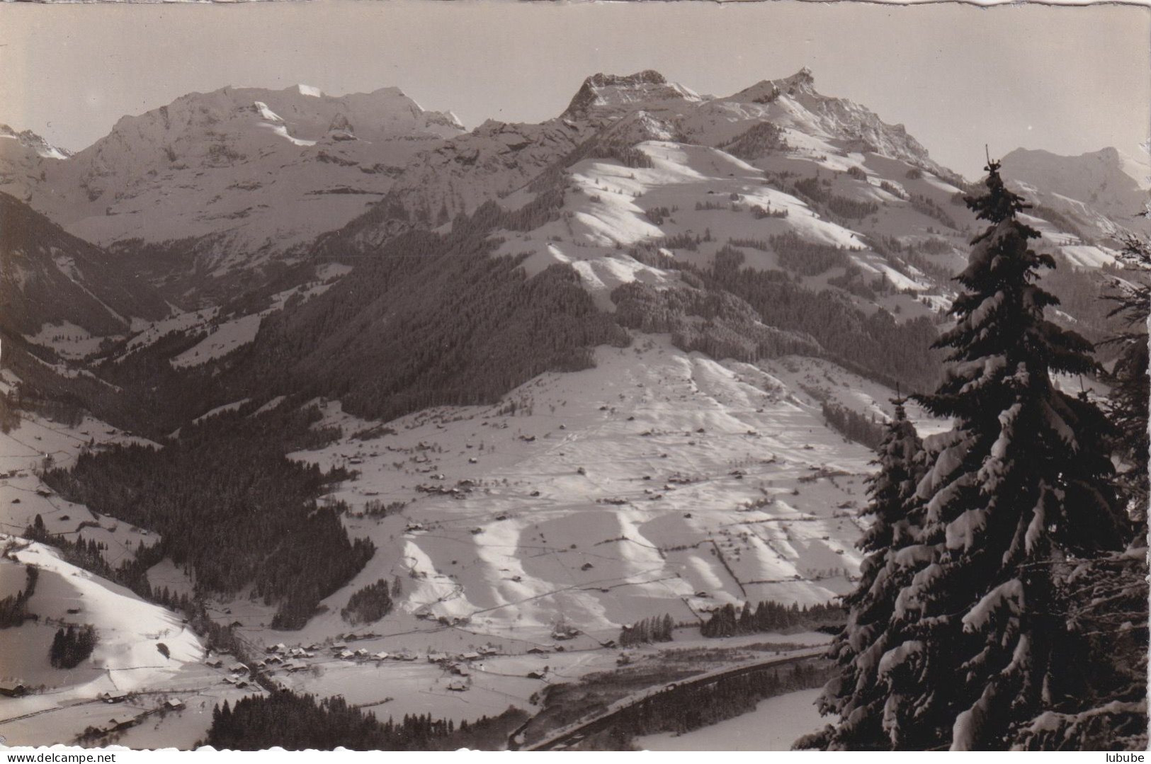 Reichenbach - Kien - Gehrihorn Abfahrt       Ca. 1940 - Reichenbach Im Kandertal