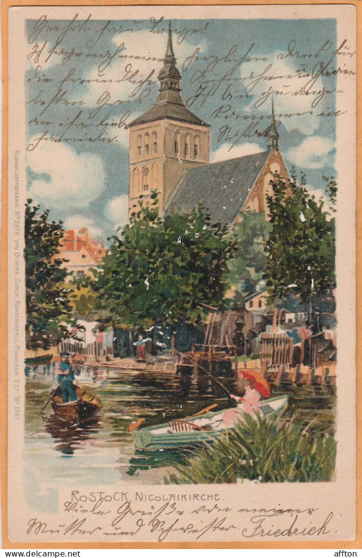 Rostock Germany 1903 Postcard - Rostock