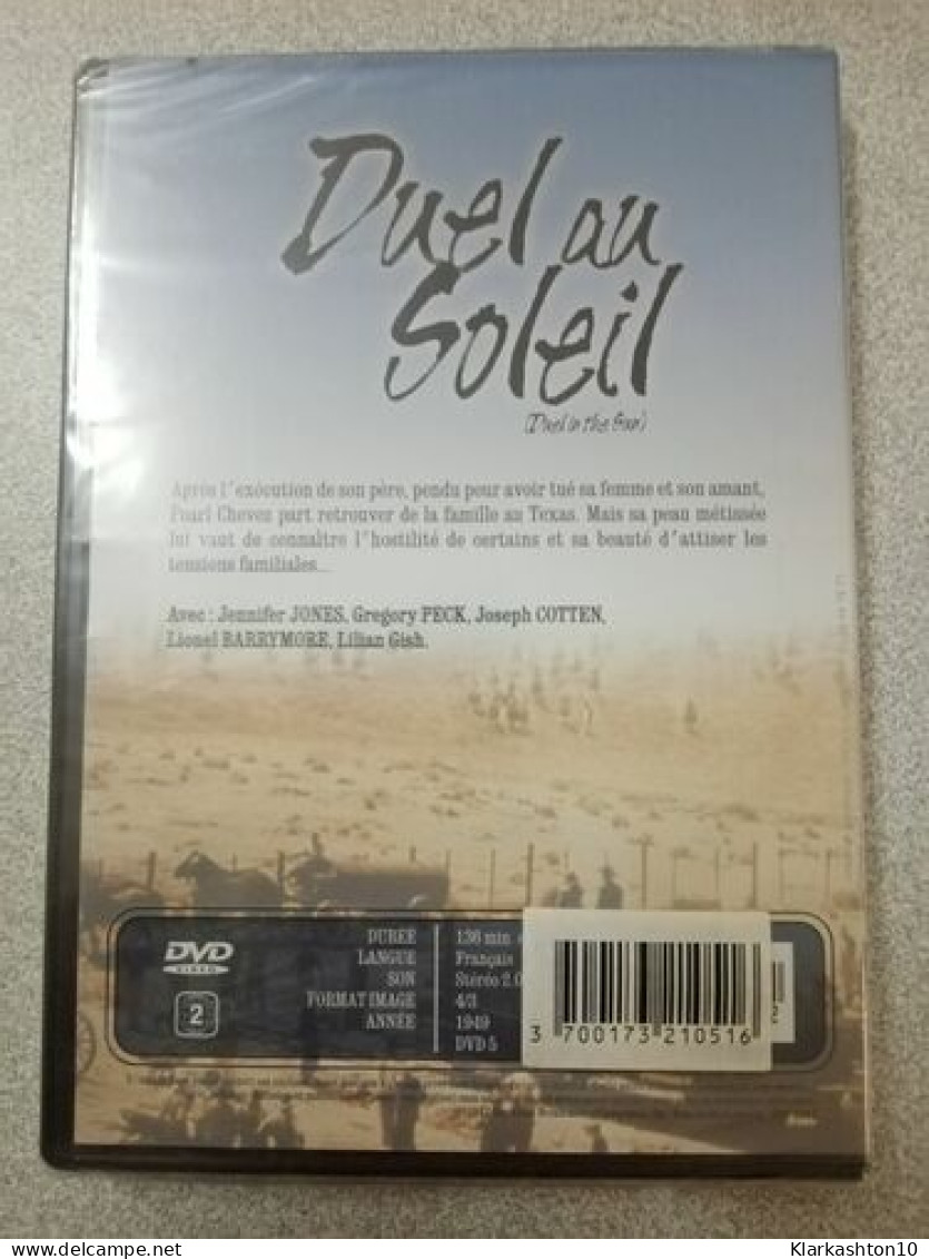 Dvd - Duel Au Soleil (Gregory Peck) - Autres & Non Classés