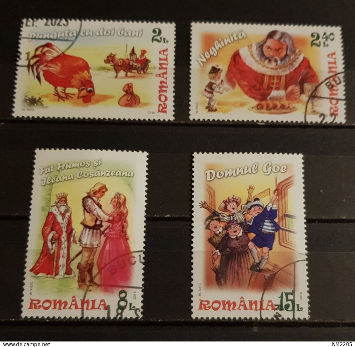 ROMANIA CHILDHOOD MEMORIES - FAIRY TALES SET CTO-USED - Oblitérés