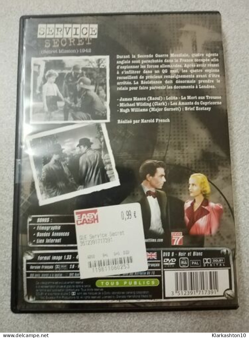 DVD - Service Secret (Collection Anniversaire 1945-2005) - Altri & Non Classificati