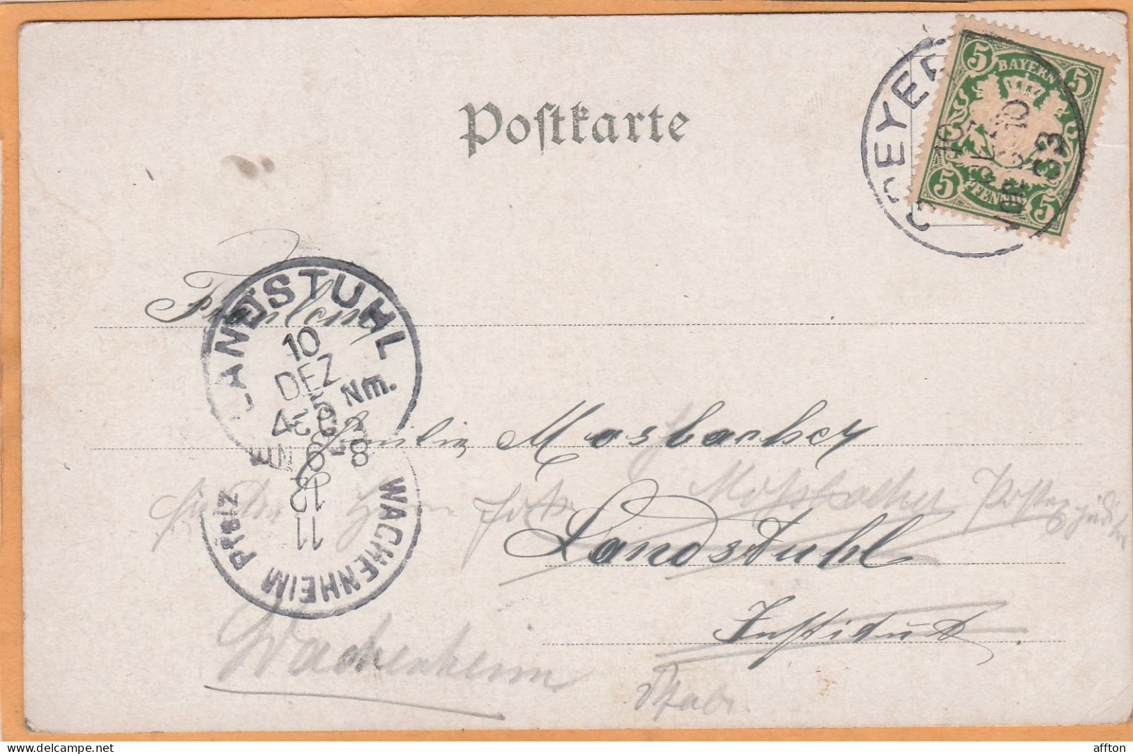 Speyer 1900 Germany Postcard - Speyer