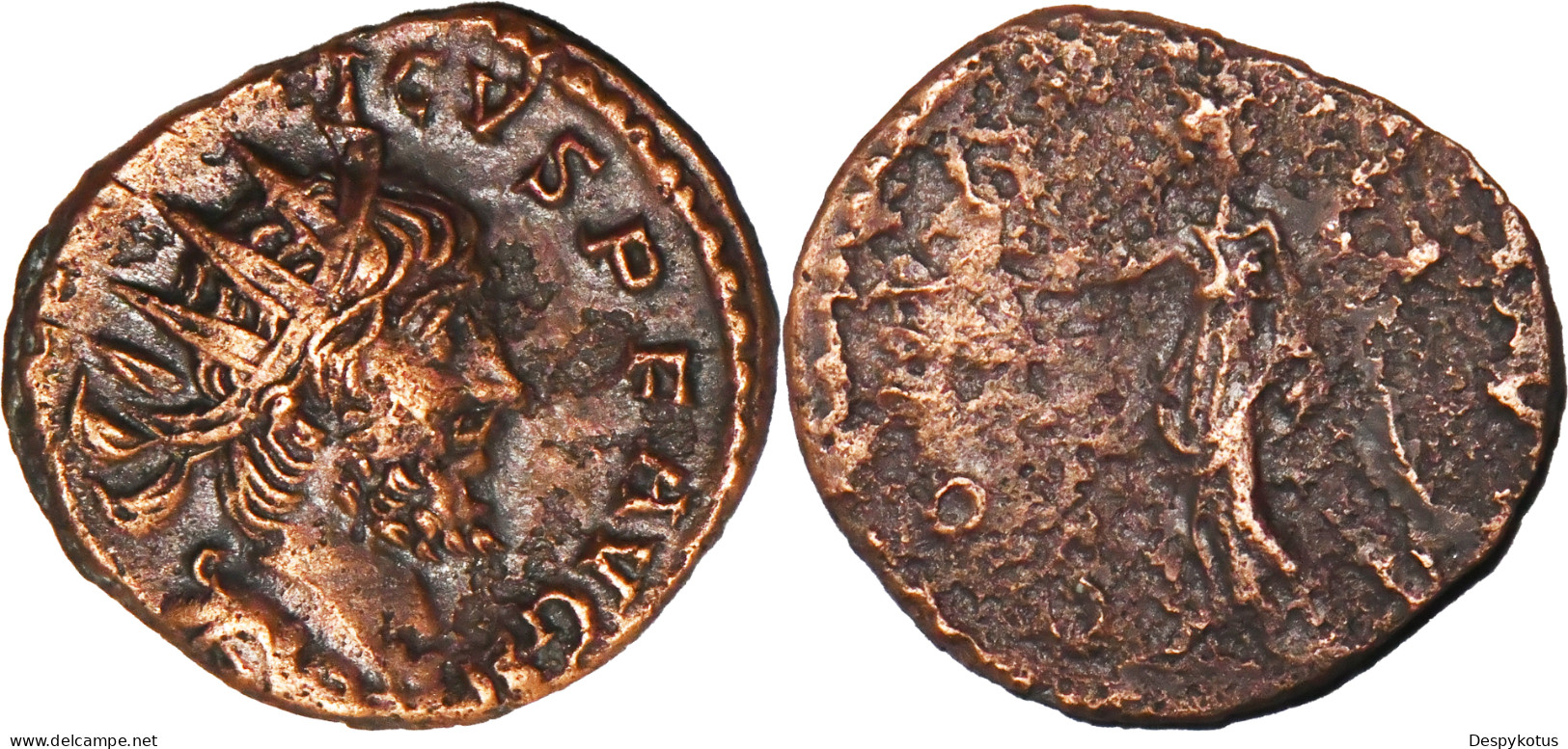 ROME - Antoninien - TETRICUS I - 272 AD - COMES AVG - RIC.56 - 19-070 - La Crisis Militar (235 / 284)