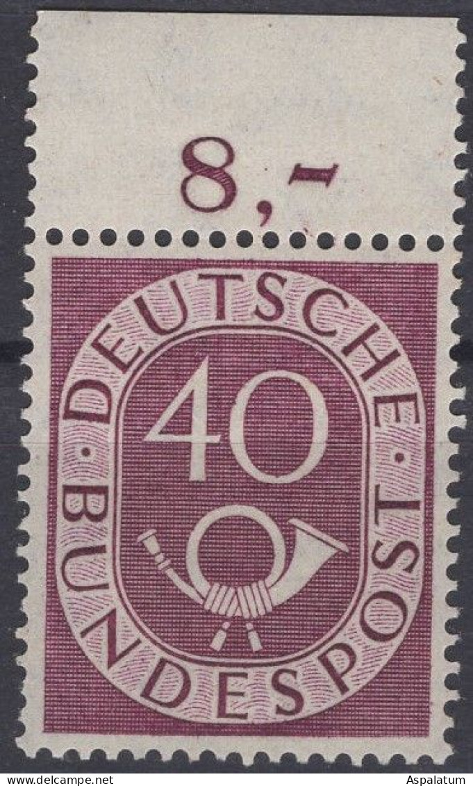 Germany, FR - Definitive - 40 Pf - Mi 133 - 1951 - MNH - Unused Stamps