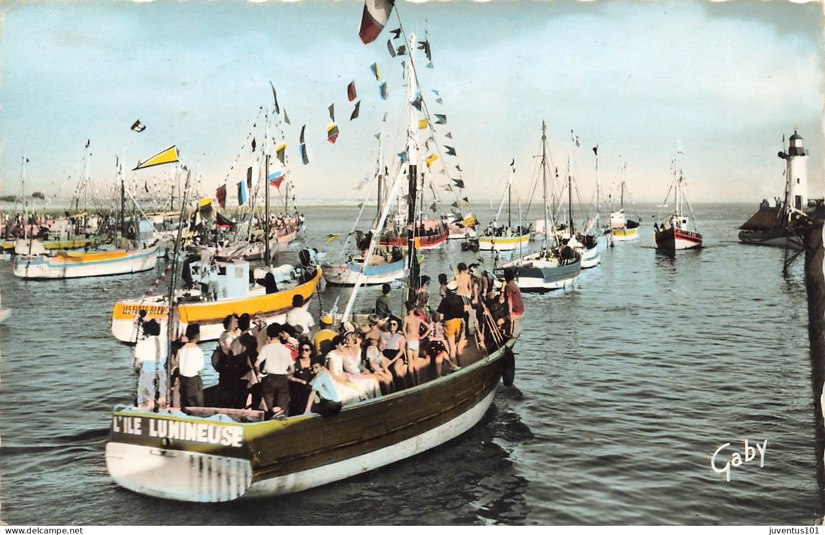 CPSM Ile D'Oléron-La Potinière-Les Fêtes De La Mer-Timbre          L2856 - Ile D'Oléron