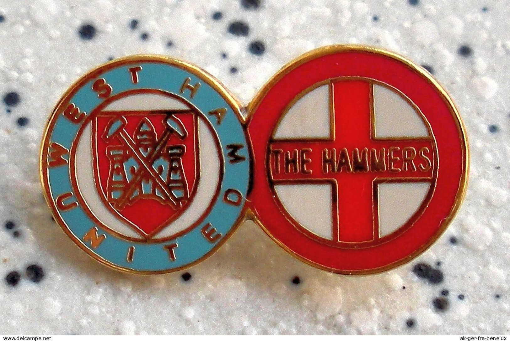 Fußball Anstecknadel Badge West Ham United The Hammers London East End England Angleterre Inglaterra Football Speldje - Voetbal