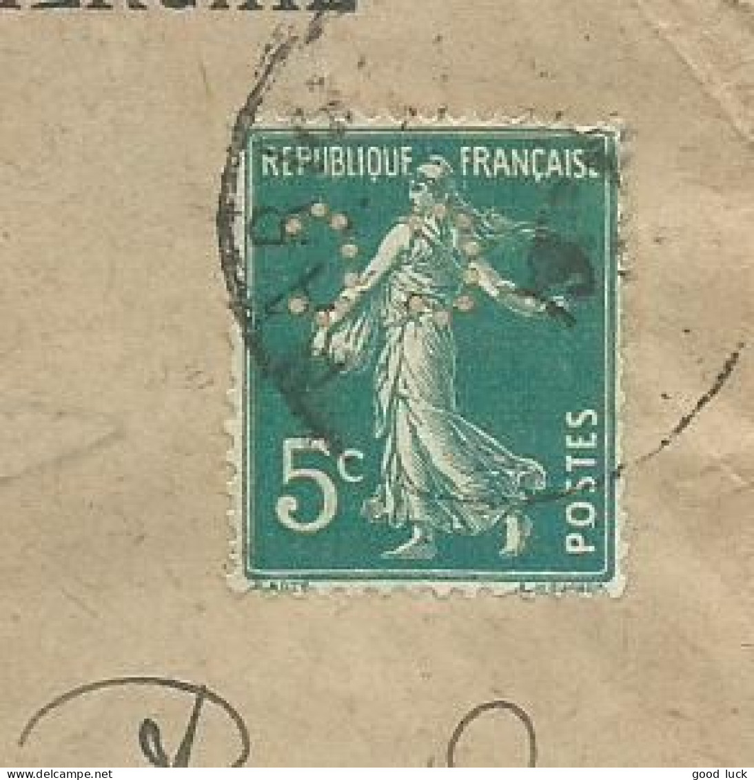 FRANCE LETTRE 5c PARIS POUR PARIS REDIRIGEE A BEDARS ( PYRENEES ATLANTIQUES )  LETTRE COVER - Covers & Documents