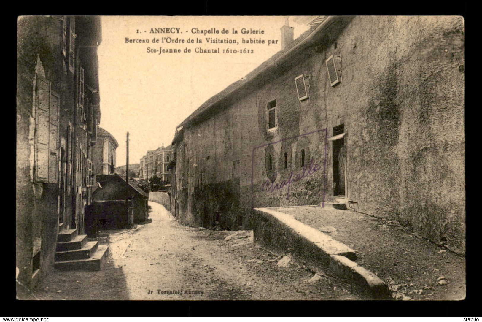 74 - ANNECY - CHAPELLE DE LA GALERIE - VOIR ETAT - Annecy