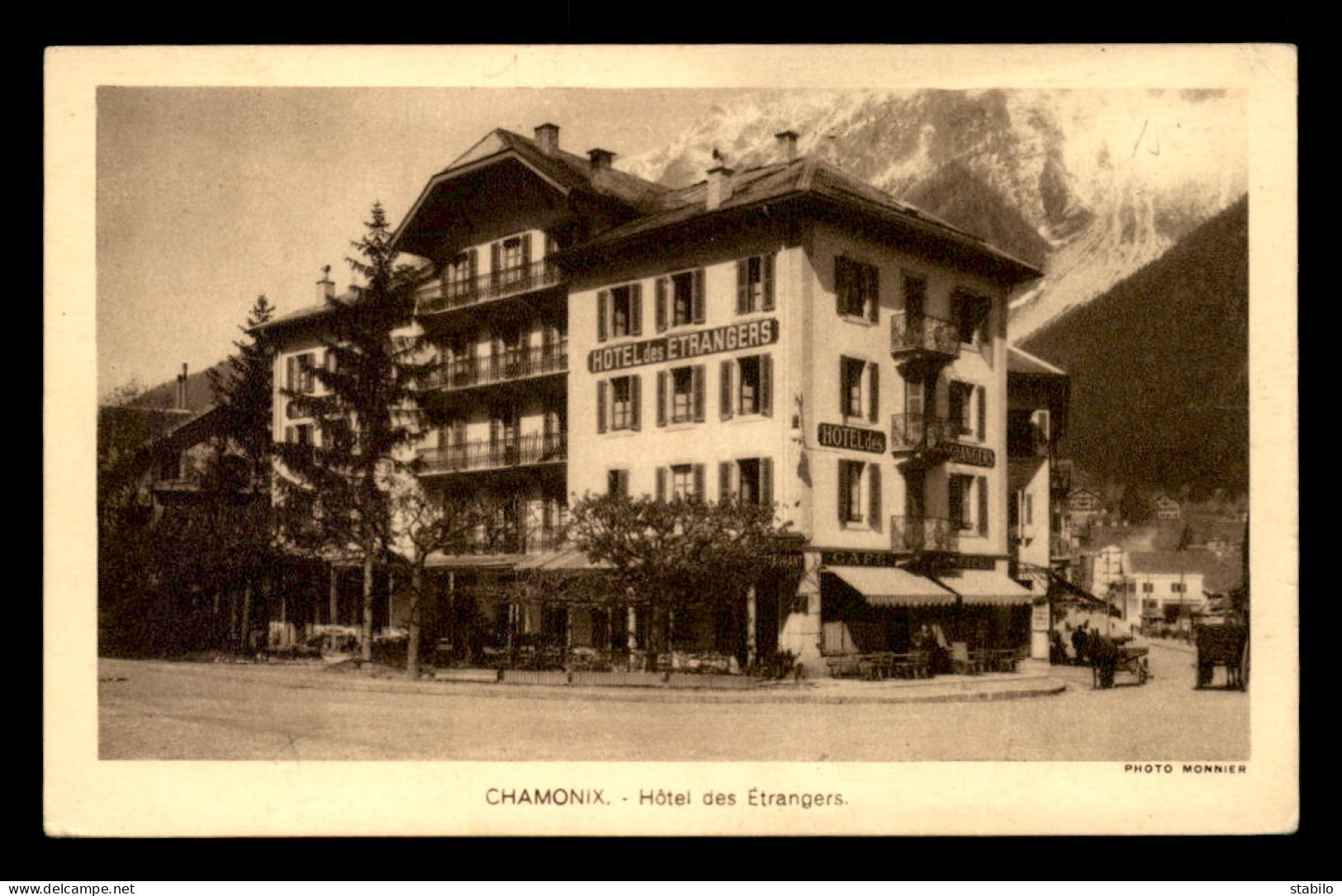 74 - CHAMONIX-MONT-BLANC - HOTEL DES ETRANGERS - Chamonix-Mont-Blanc