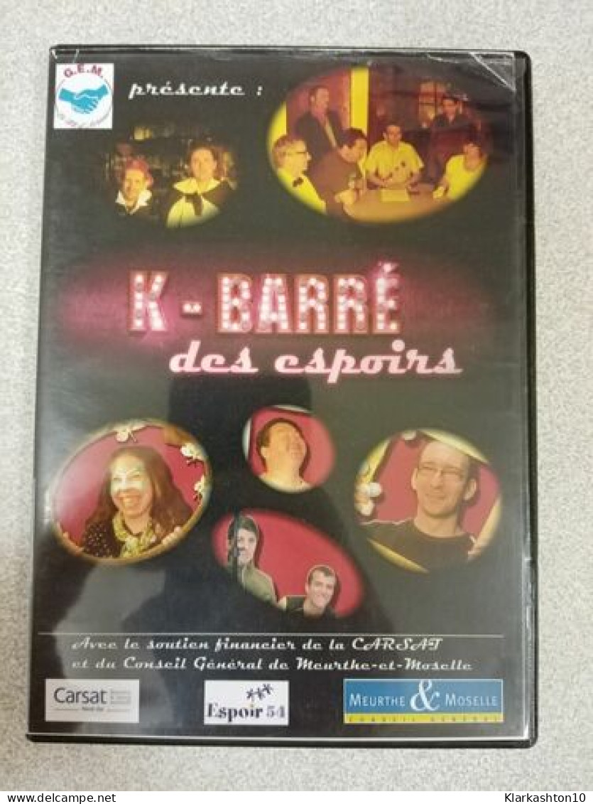 DVD - K-Barré Des Espoirs - Autres & Non Classés