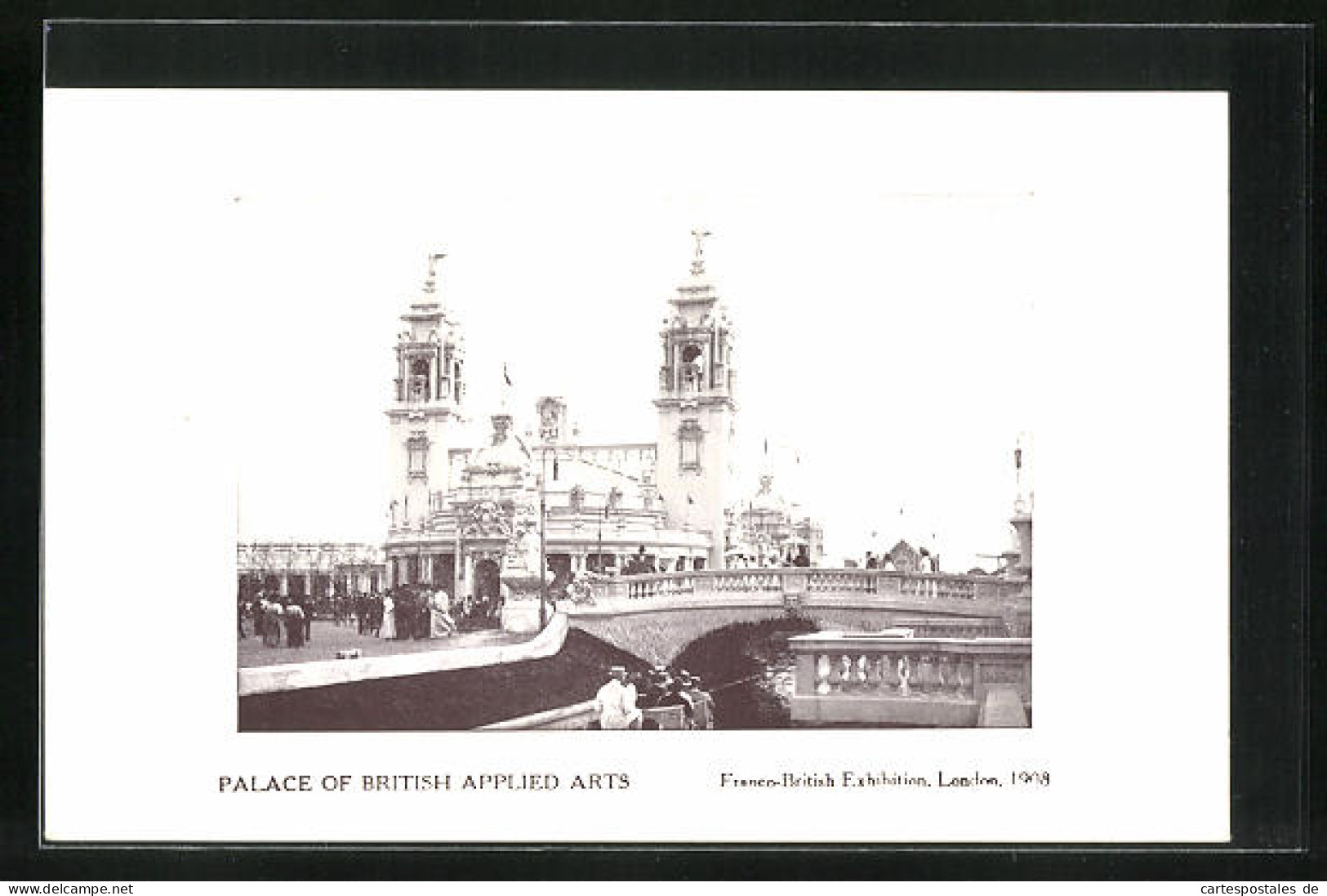 AK London, Franco-British Exhibition 1908, Palace Of British Applied Arts, Ausstellung  - Expositions