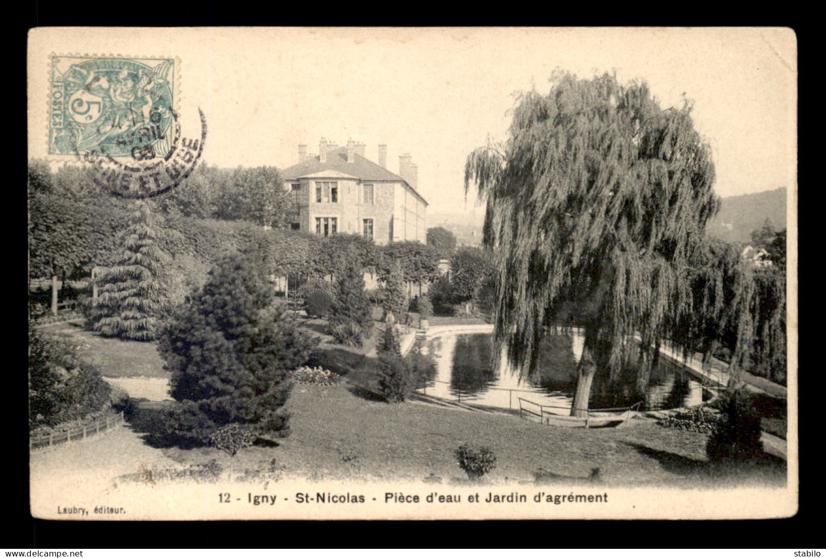 91 - IGNY - ST-NICOLAS - PIECE D'EAU ET JARDIN - Igny