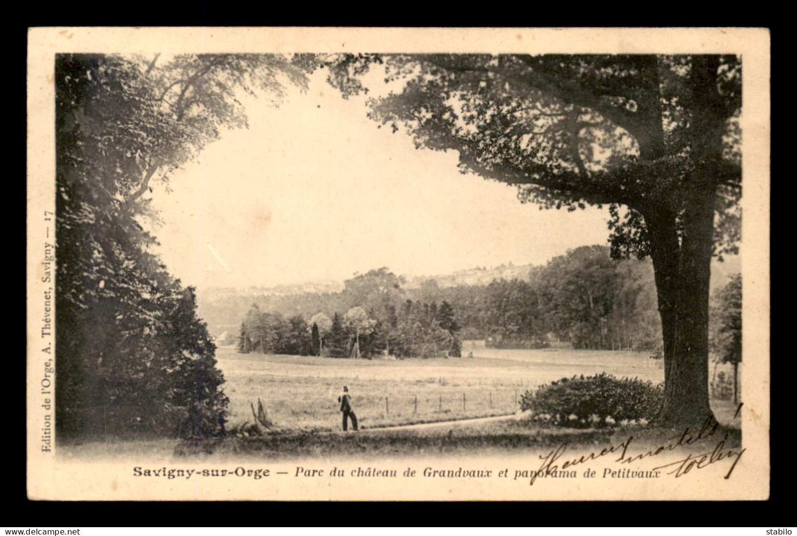 91 - SAVIGNY-SUR-ORGE - PARC DU CHATEAU DE GRANDVAUX ET PANORAMA DE PETITVAUX - Savigny Sur Orge