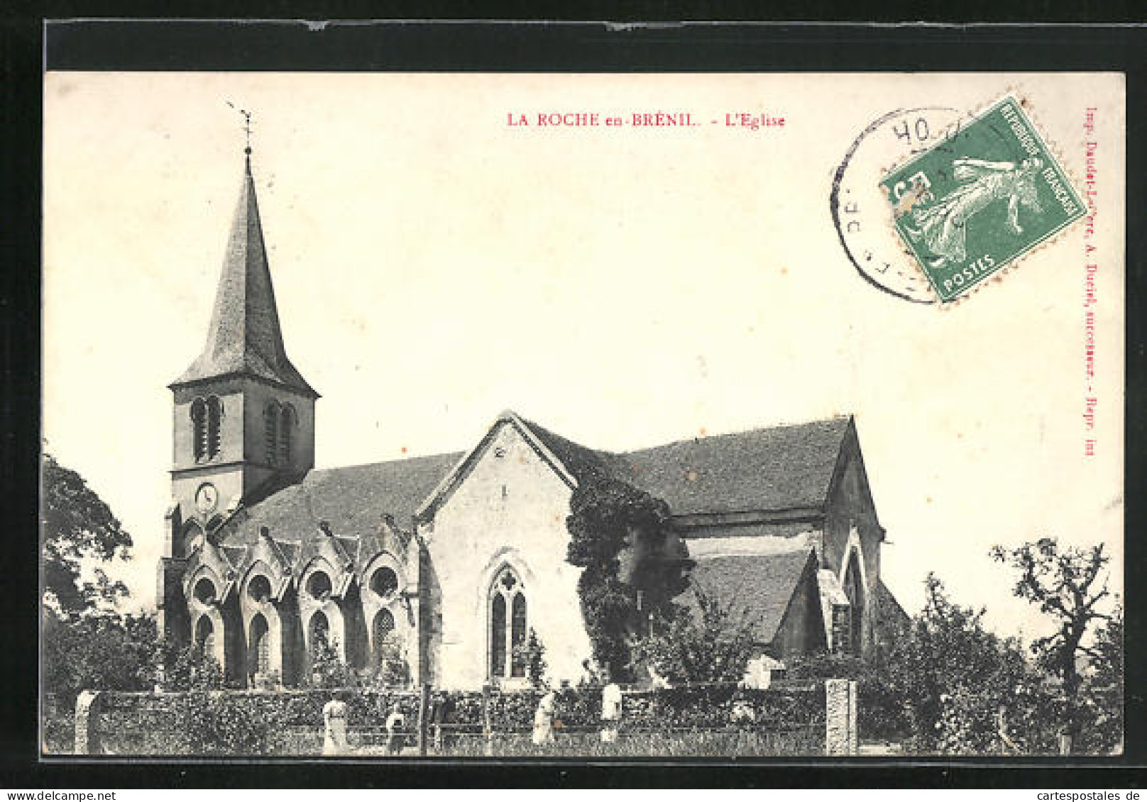 CPA La Roche-en-Brénil, L`Eglise  - Other & Unclassified