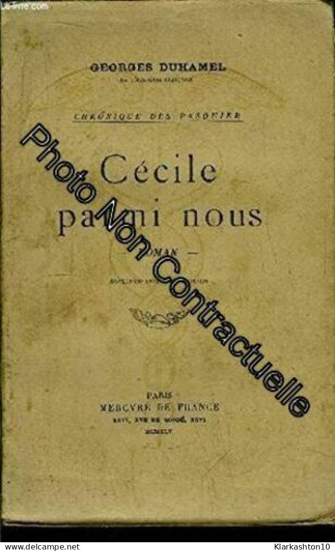 Cecile Parmi Nous Chronique Des Pasquier - Otros & Sin Clasificación