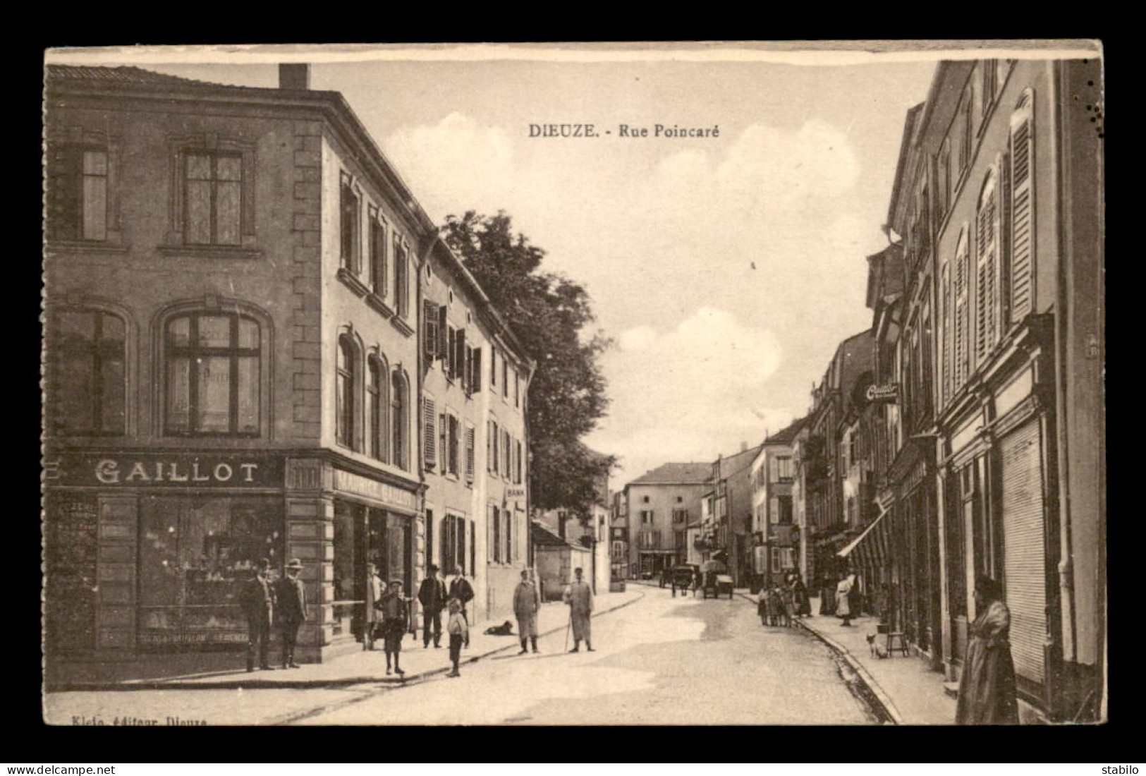 57 - DIEUZE - RUE POINCARE - MAGASIN MAURICE GAILLOT - Dieuze