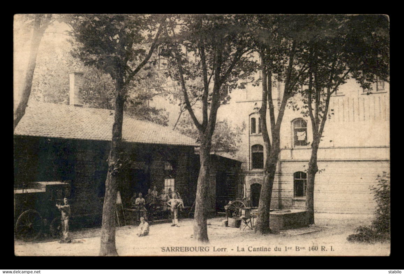 57 - SARREBOURG - LA CANTINE DU 1ER BATAILLON 160 R.I. - Sarrebourg