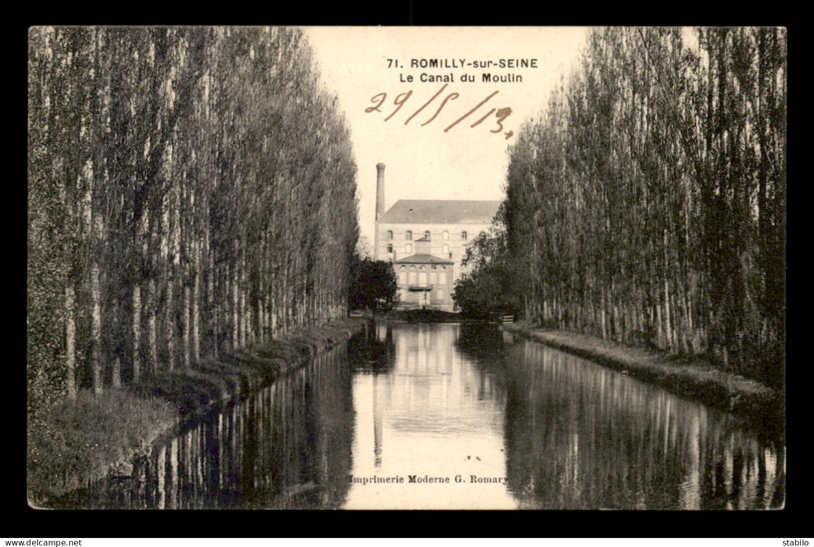 10 - ROMILLY-SUR-SEINE - LE CANAL DU MOULIN - Romilly-sur-Seine