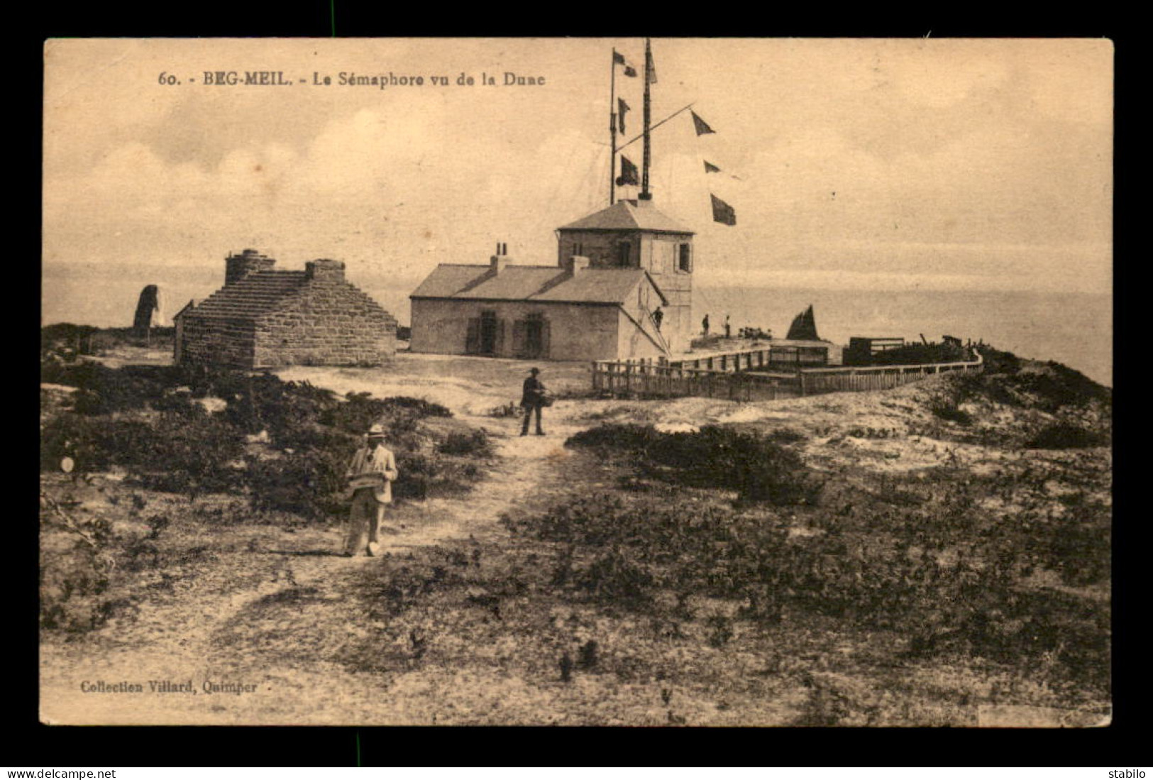 29 - BEG-MEIL - LE SEMAPHORE VU DE LA DUNE - Beg Meil