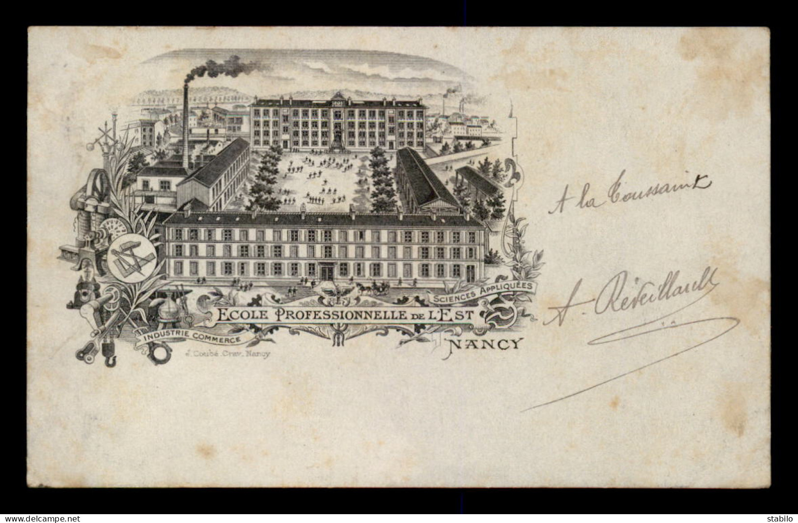 54 - NANCY - ECOLE PROFESSIONNELLE DE L'EST - CARTE ILLUSTREE - Nancy