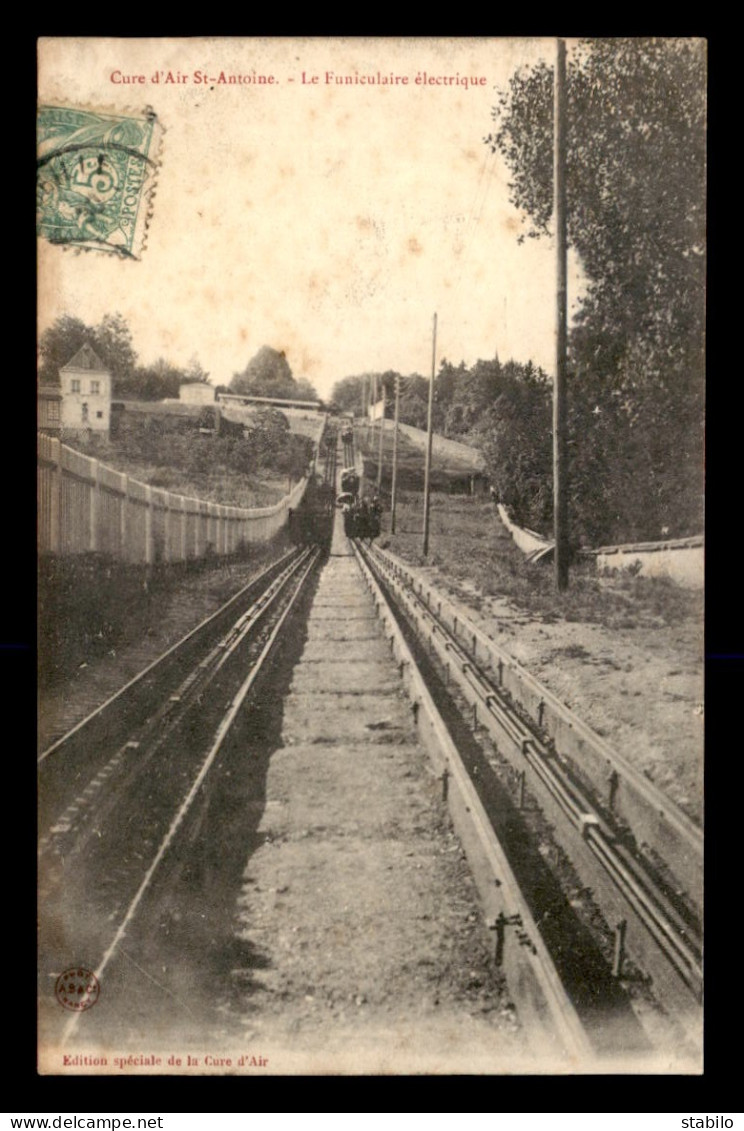 54 - NANCY - CURE D'AIR ST-ANTOINE - LE FUNICULAIRE ELECTRIQUE - Nancy