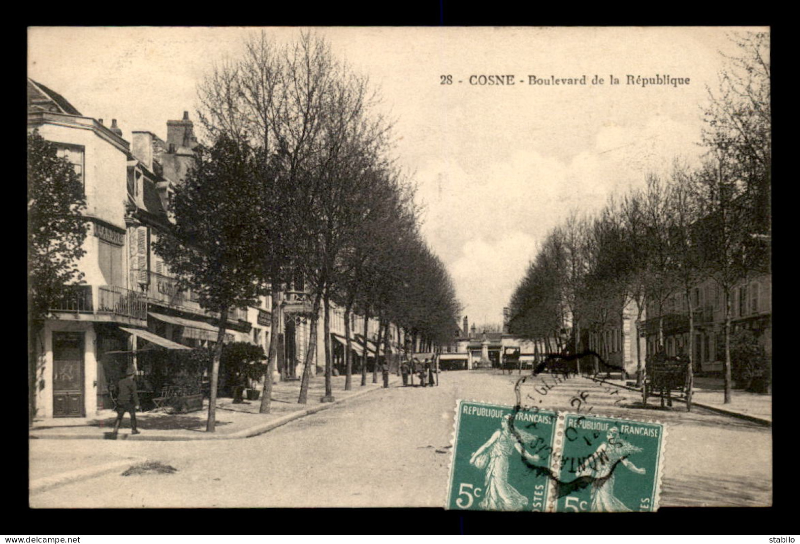 58 - COSNE - BOULEVARD DE LA REPUBLIQUE - Cosne Cours Sur Loire