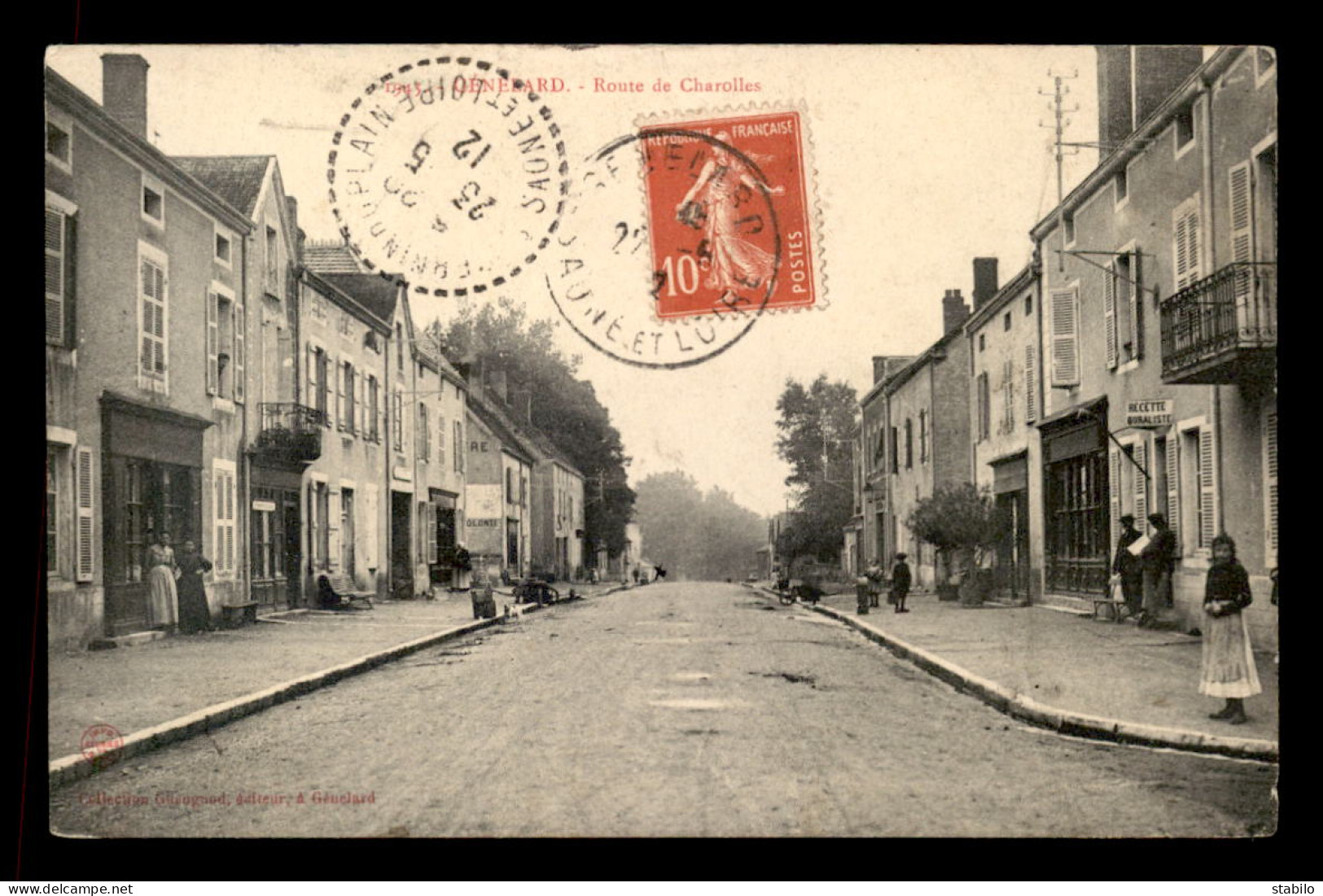 71 - GENELARD - ROUTE DE CHAROLLES - Autres & Non Classés