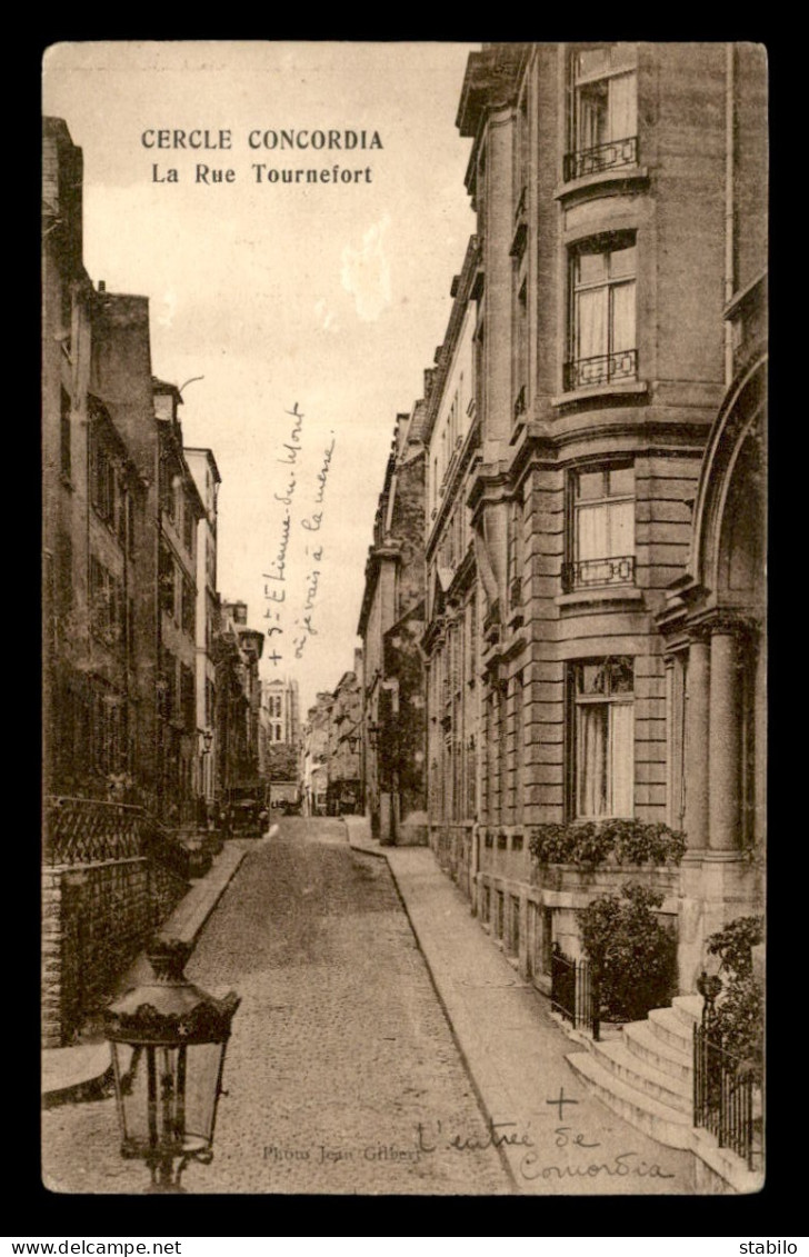 75 - PARIS 5EME - LE CERCLE CONCORDIA RUE TOURNEFORT - VOIR ETAT - Arrondissement: 05