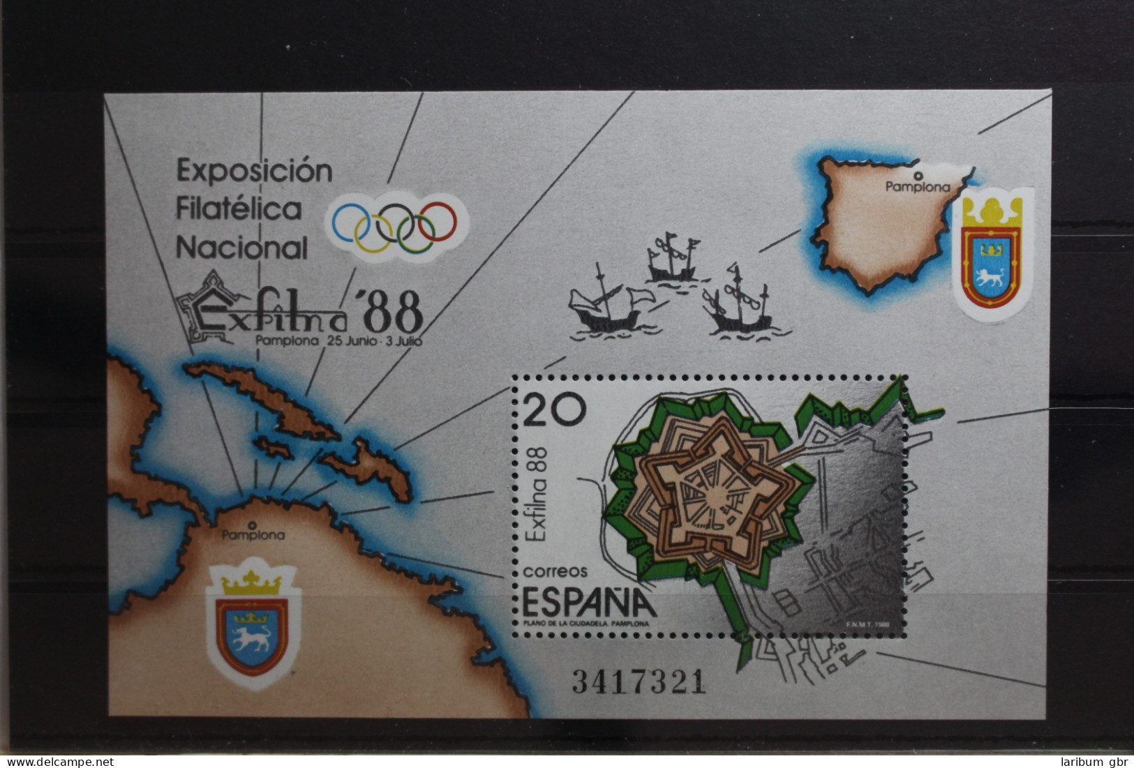 Spanien Block 32 Mit 2835 Postfrisch #SY325 - Altri & Non Classificati