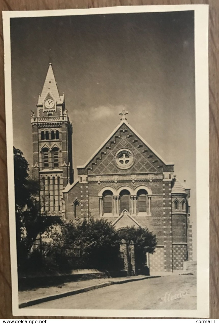 CPA MERS LES BAINS 80 L'Eglise St Martin - Mers Les Bains