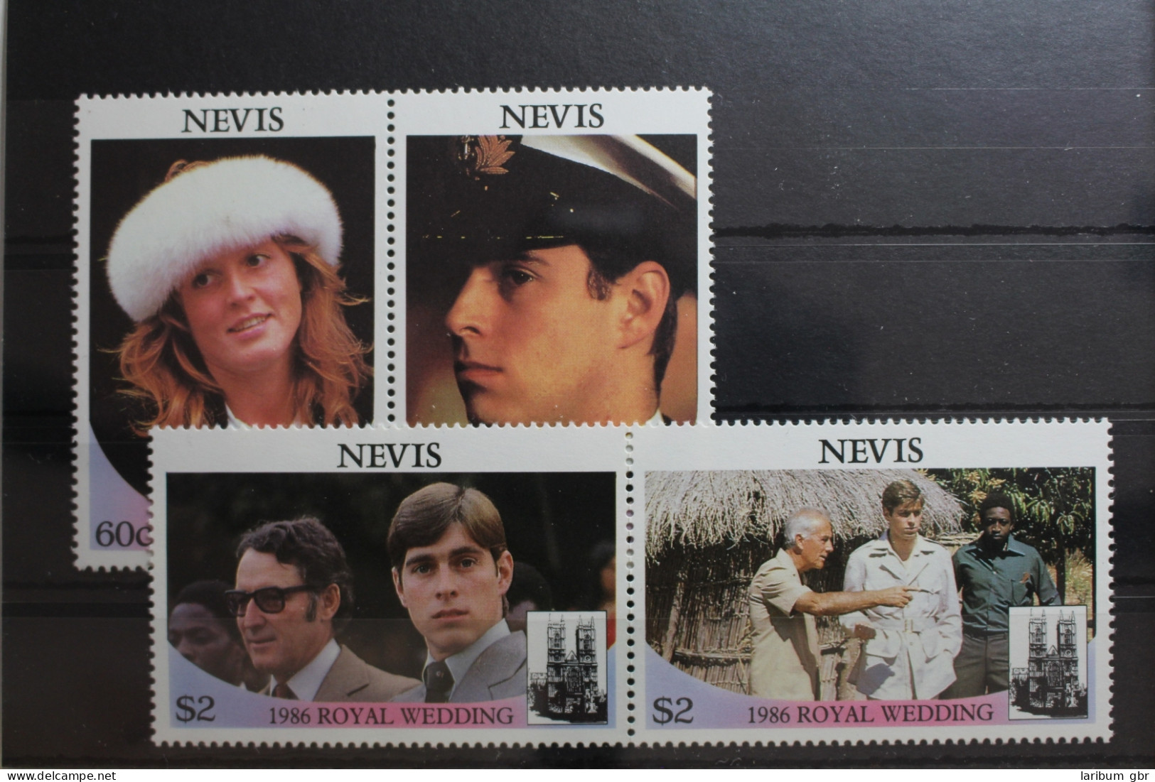 St. Kitts Und Nevis 2 Paare 393A-396A Postfrisch #SY352 - St.Kitts En Nevis ( 1983-...)