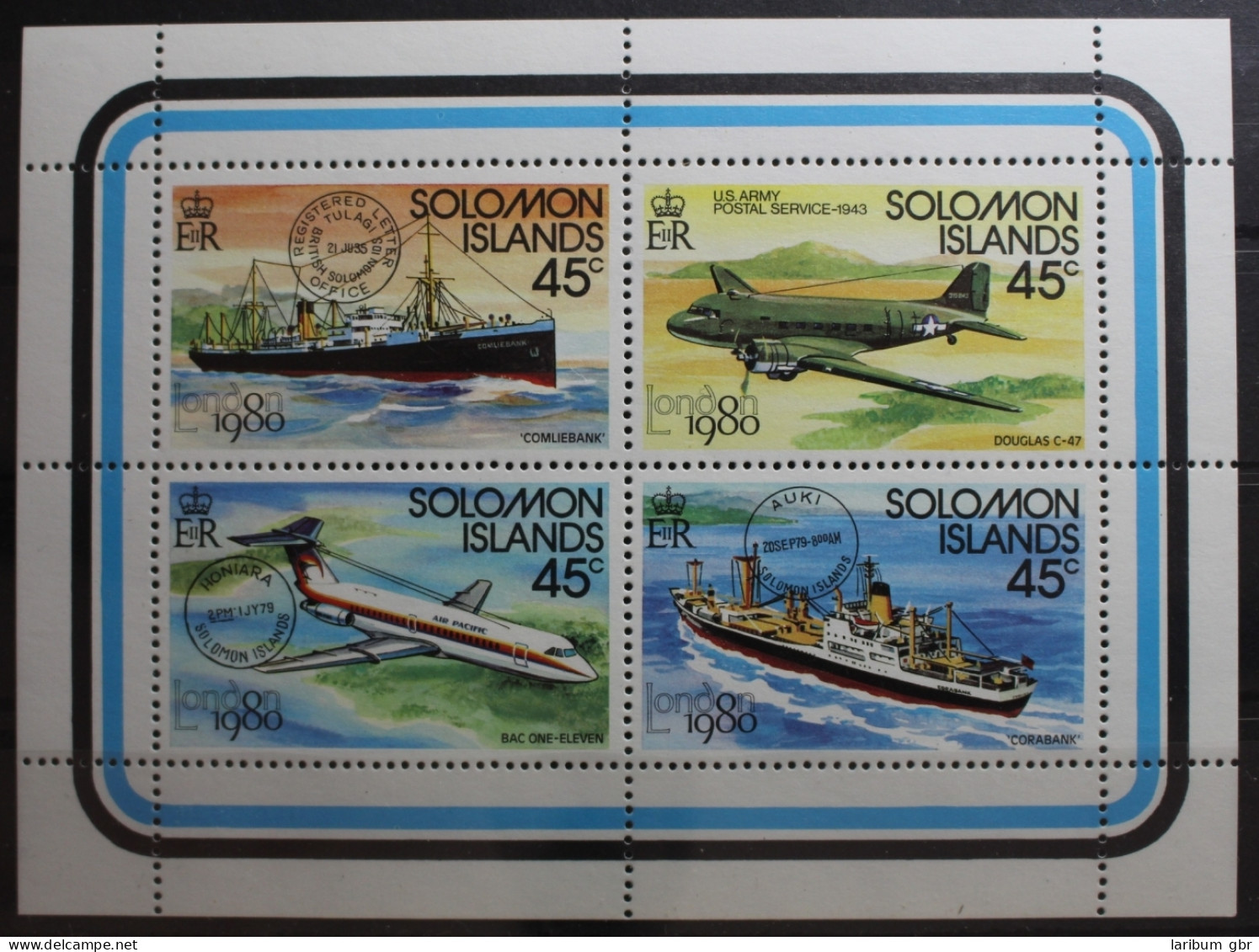 Salomonen Bogen Mit 413-416 Postfrisch #SY346 - Salomoninseln (Salomonen 1978-...)