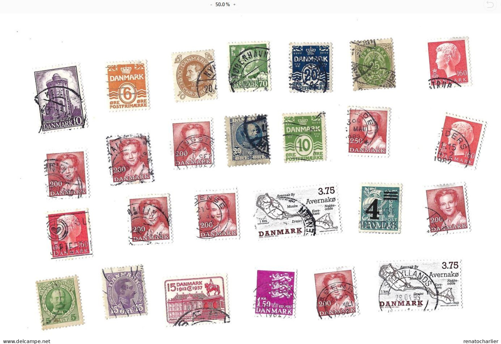 Collection De 110 Timbres  Oblitérés. - Collections