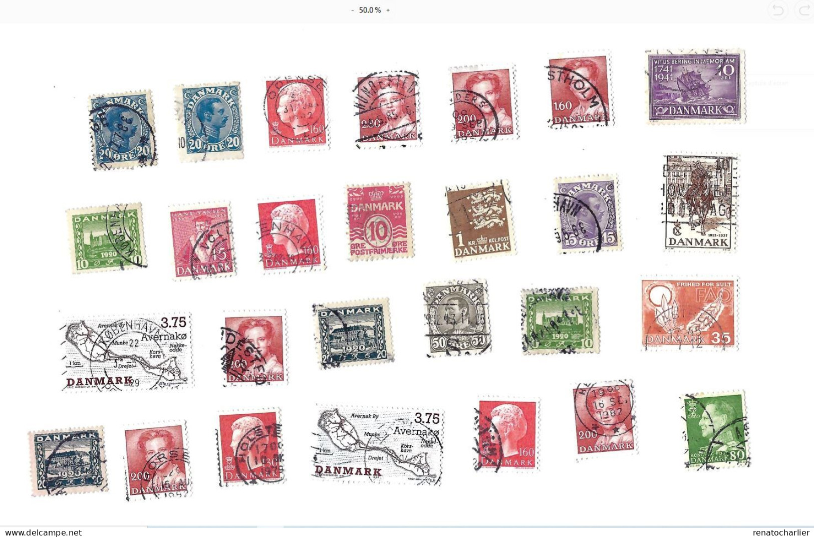 Collection De 110 Timbres  Oblitérés. - Collezioni