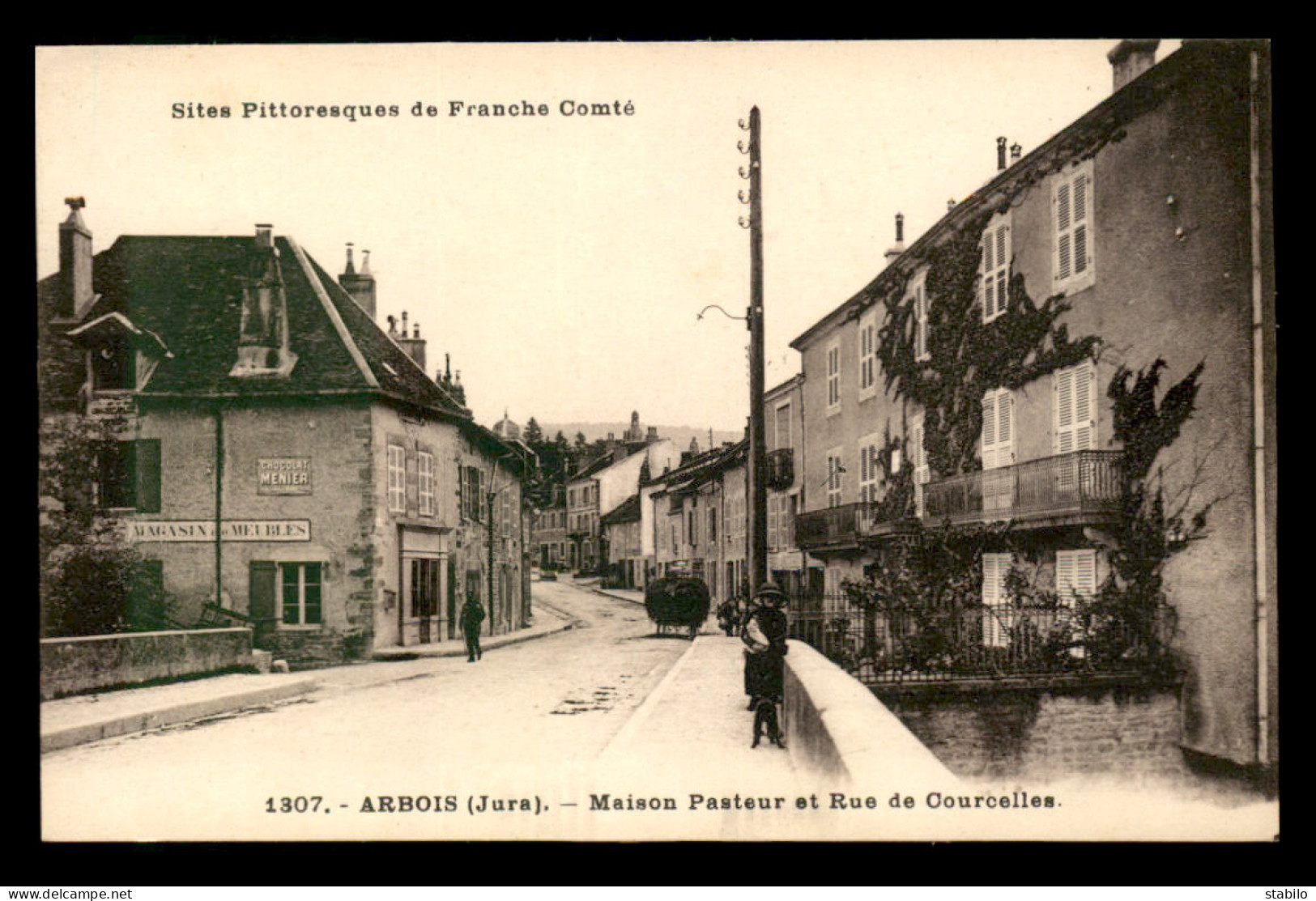 39 - ARBOIS - MAISON PASTEUR ET RUE DE COURCELLES - Arbois