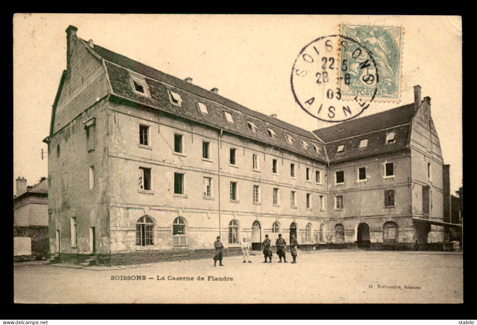 02 - SOISSONS - LA CASERNE DE FLANDRE - Soissons