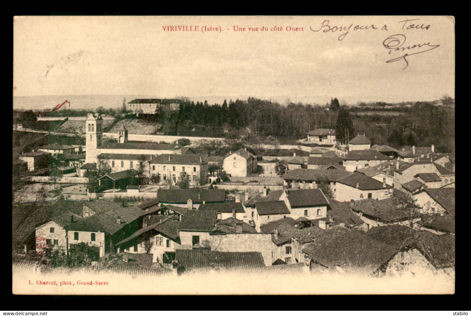 38 - VIRIVILLE - UNE VUE COTE OUEST - Viriville