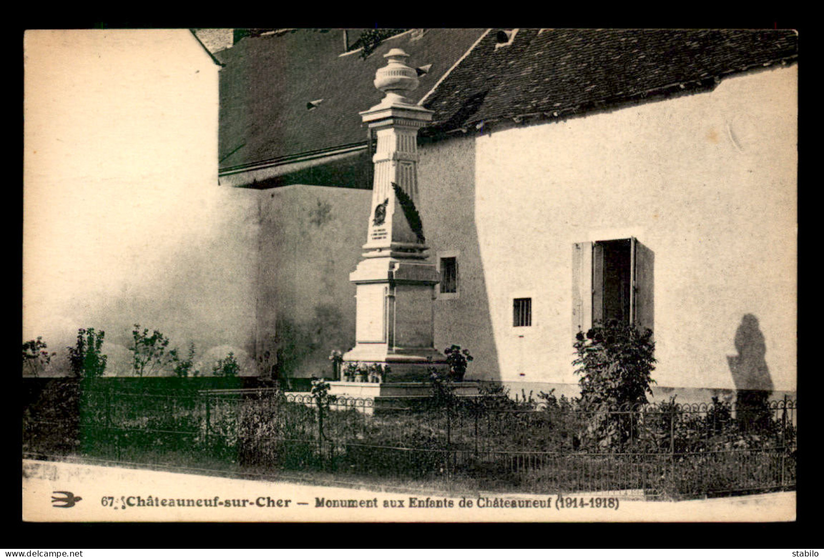 18 - CHATEAUNEUF-SUR-CHER - MONUMENT AUX MORTS - Chateauneuf Sur Cher